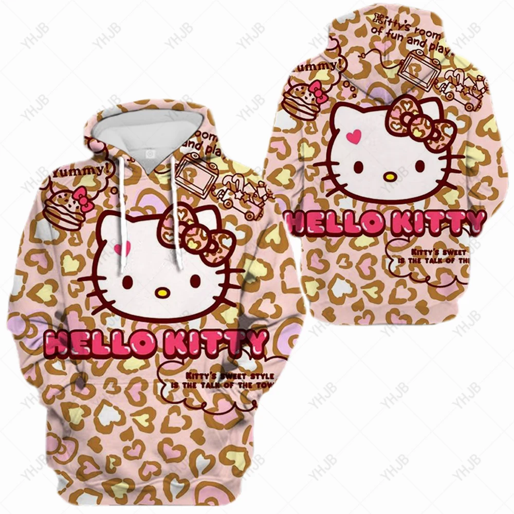 

Женская толстовка Y2K с капюшоном HELLO KITTY в американском стиле 2023 Plus толстовка с капюшоном для E-girl Толстовка с длинным рукавом в готическом стиле панк модная уличная одежда