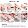 MEET ACROSS 20ml Extension Nail Gel Polish Glitter Vernis Semis Permanent UV Gel For Manicure Nail Art Prolong Construction Gel 5