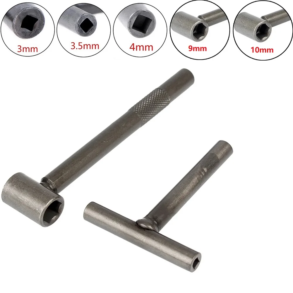 

Square & Hexagon Socket T Spanner Motorcycle Engine Valve Screw Adjustment Tool Wrench 3/3.5/4/9/10mm Hand Repair Tools