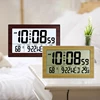 Multifunctional Large LCD Display Digital Alarm Clock With Thermometer Hygrometer Wall Clock Home Decoration Reloj de pared 2
