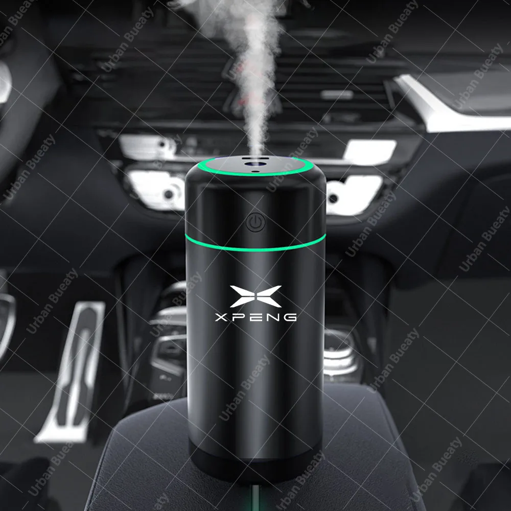 Silent Humidifier With projection USB Air Humidifier Car Mist DiffuserAir Freshener For XPeng G3 G3i G6 G9 P5 P7 X9 P7i