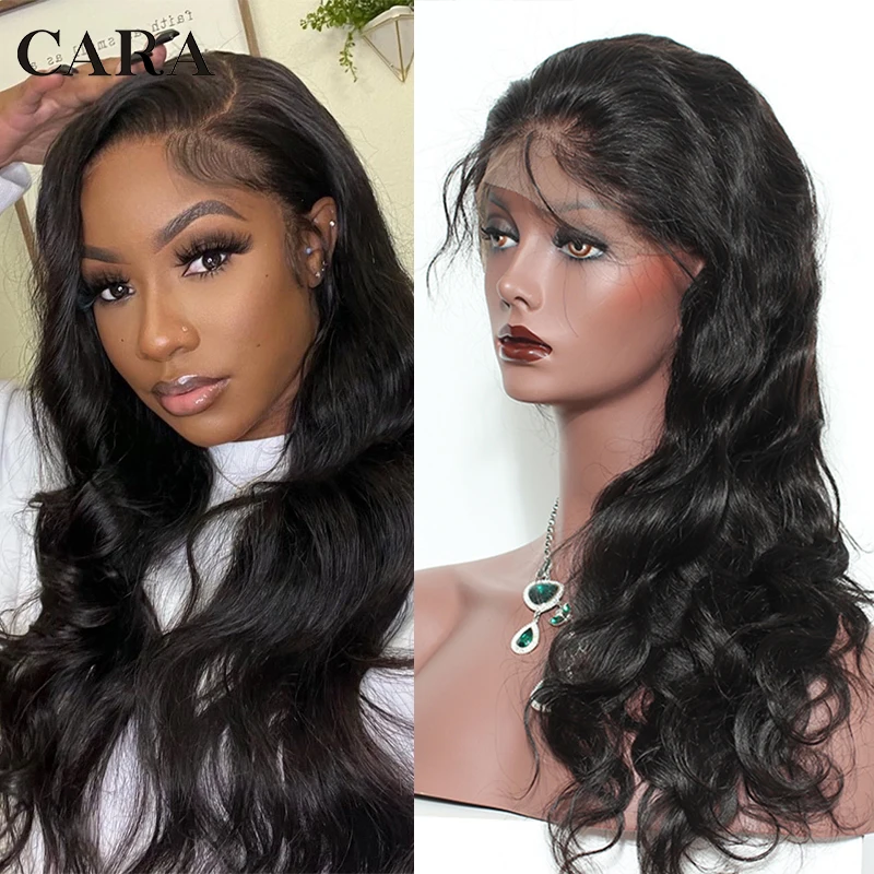 Body Wave Lace Frontal Wigs 13X6 Lace Front Human Hair Wigs For Black Women Brazilian Virgin Hair With HD Transparent Lace