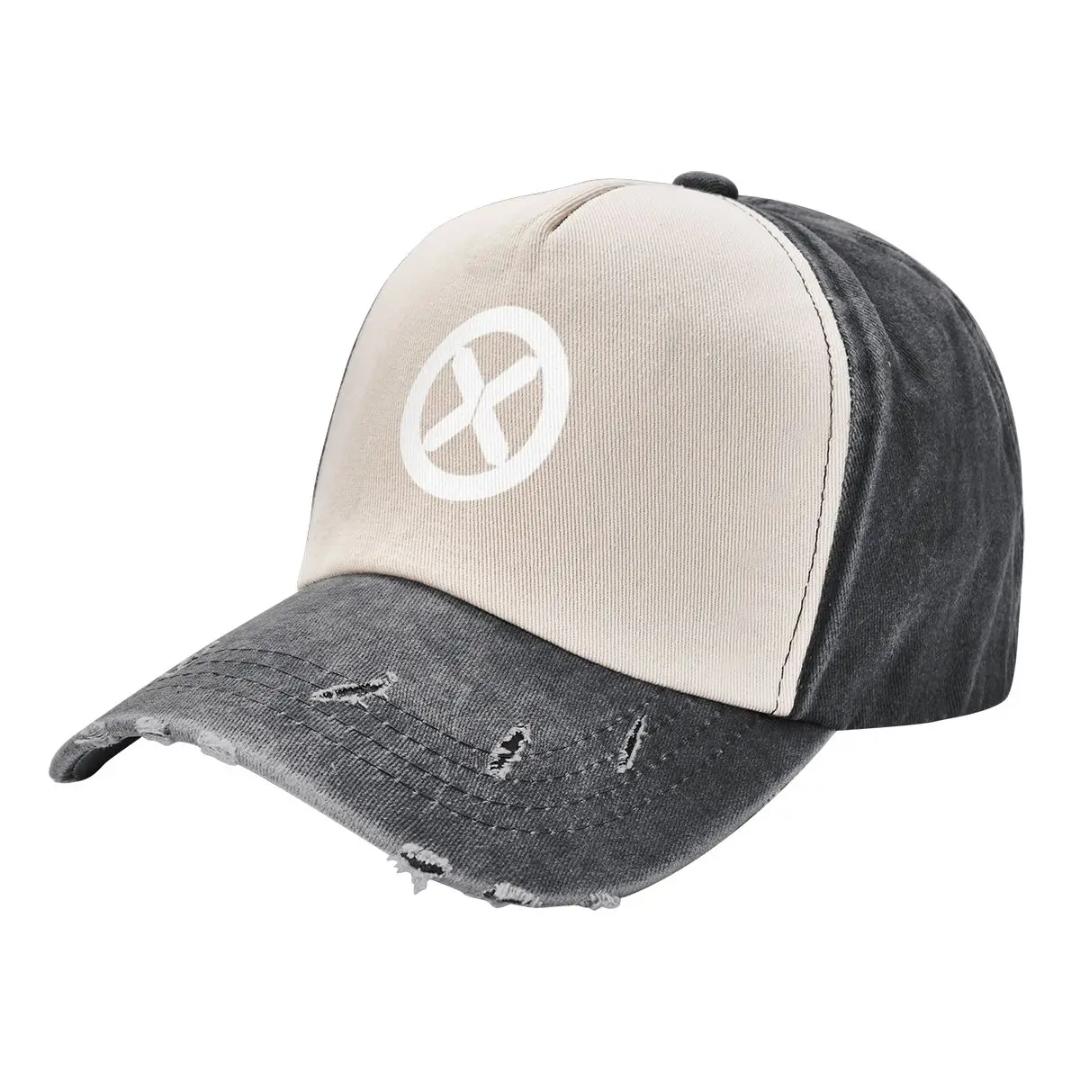 

White X Baseball Cap Military Tactical Cap Streetwear Luxury Woman Men's