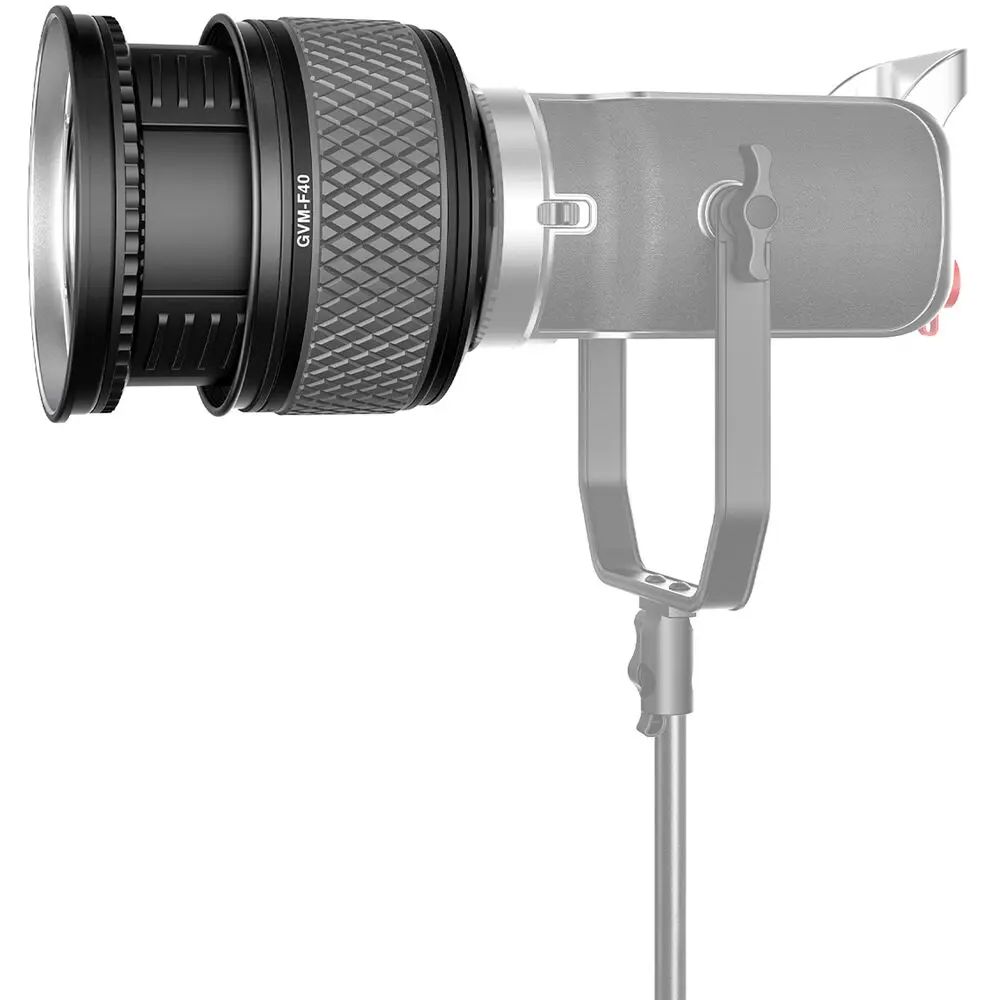 GVM F40 Fresnel Attachment for LED Light Spotlight Brightness Improve Compatible