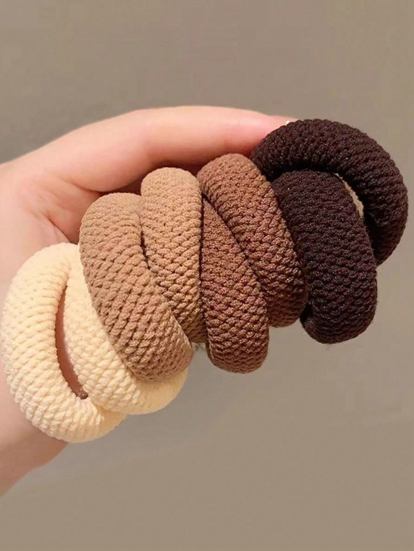 5/10 Mix Color High Elasticity Thickened Versatile Simple Scrunchies, Hair-Friendly (Random Color) Hair Ties Hair Rope 1 5/10 Mix Color High Elasticity Thickened Versatile Simple Scrunchies, Hair-Friendly (Random Color) Hair Ties Hair Rope 1