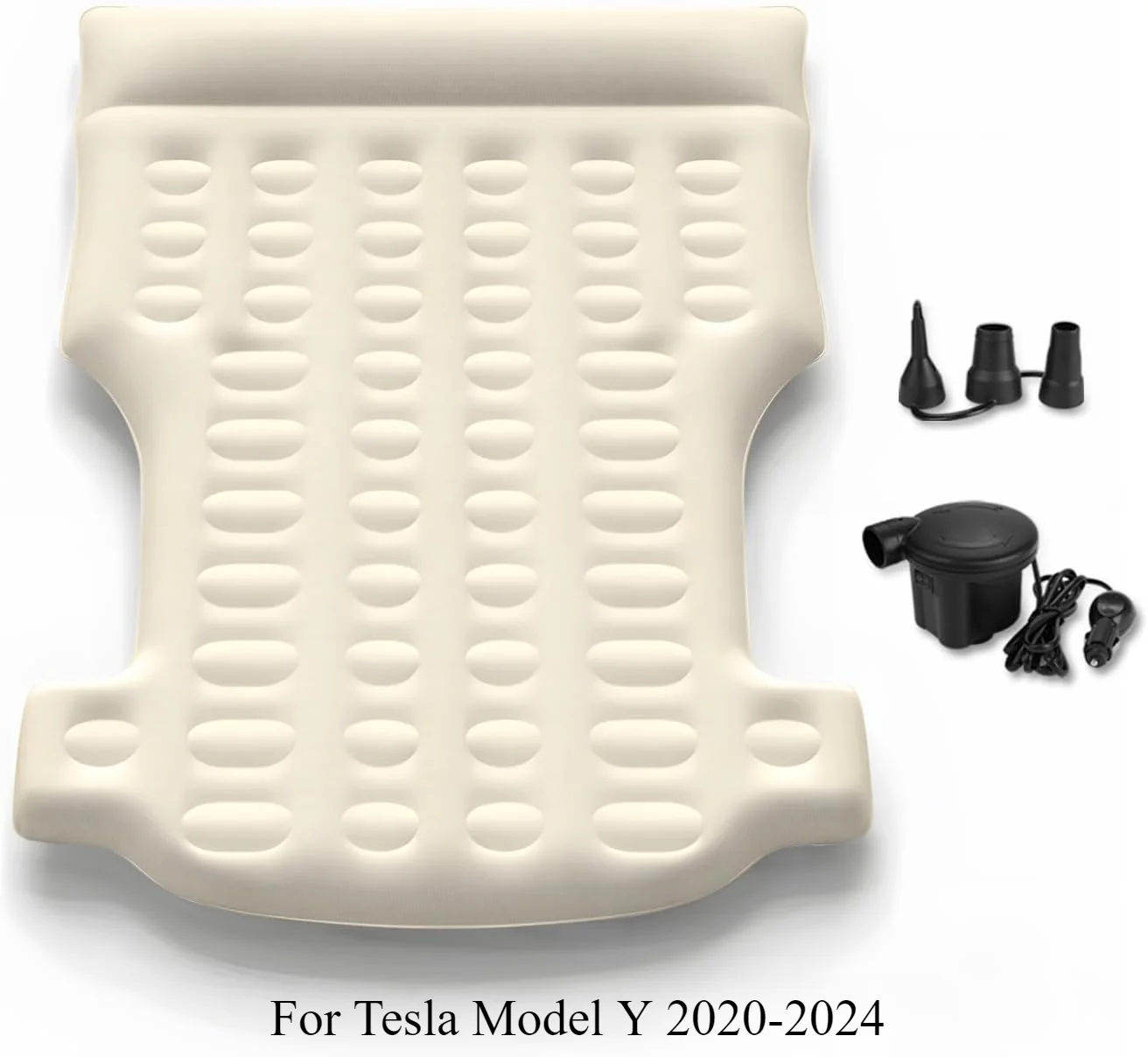 Trunk Camping air Mattress for Tesla Model Y-Camping Bed with Air Pump Travel Outdoor Portable Sleeping Pad Mattress
