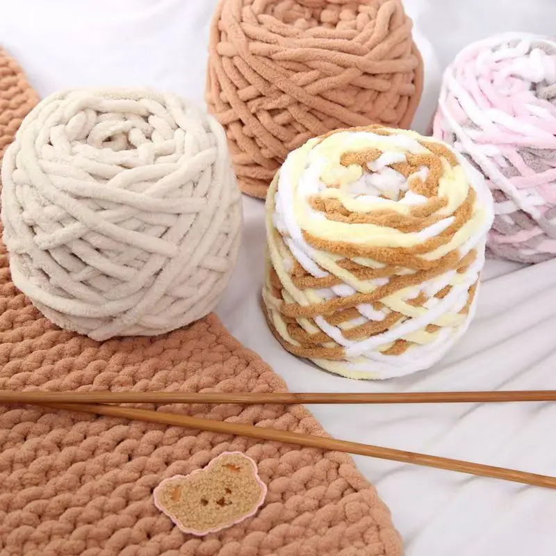 3PCS Chenille Yarn 4