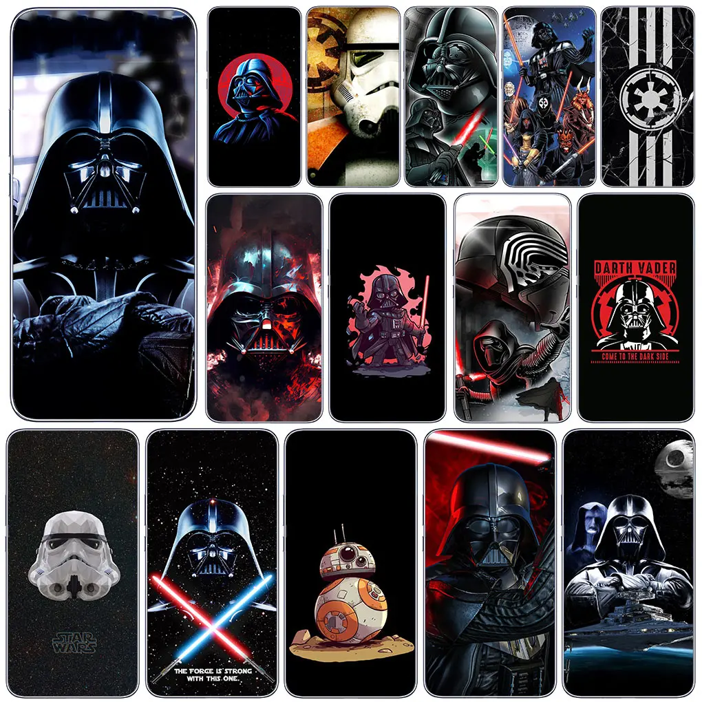 Stars Jedis W-Wars Darths Vaders Cover Custodia Per Telefono Per Realme C35 C55 C30S 10 Pro Plus + Narzo 50 50I Pro + C15 C20 C21 C25 Involucro