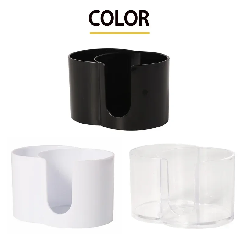 Acrylic Storage Box Bathroom Jar Makeup Organizer Cotton Round Pad Holder Cotton Swab Box Holder Dispenser Organizer Jar 5
