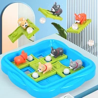 Children Educational Toys Naughty Puppy Push Bead IQ Puzzle Toys Board Games Montessori Logical Thinking Spatial Reasoning 1