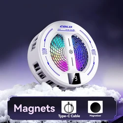 Advanced Semiconductor Magnetic Phone Cooler - Universal Fast Heat Dissipator (K36)