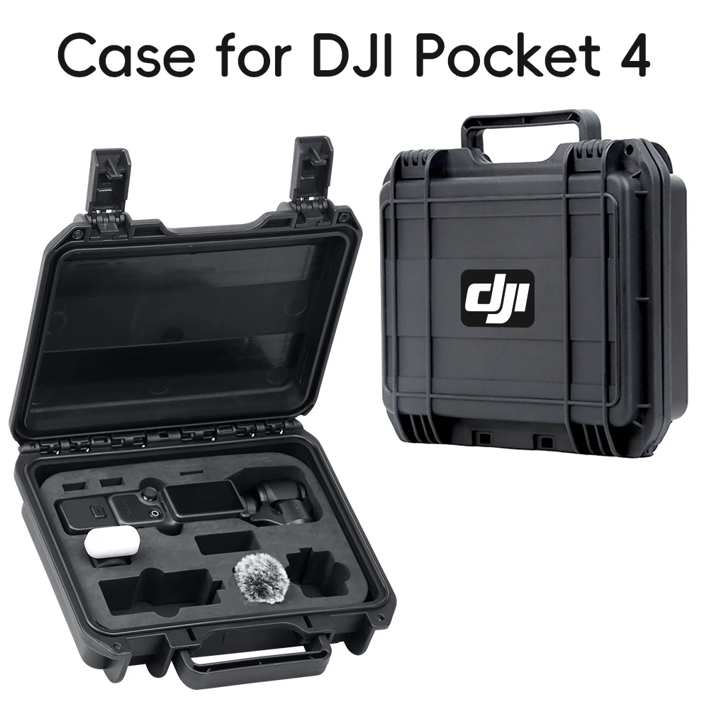 DJI Pocket 4 pro용 휴대용 하드 케이스 가방 여행 가방 상자 충격 방지 커버 액세서리