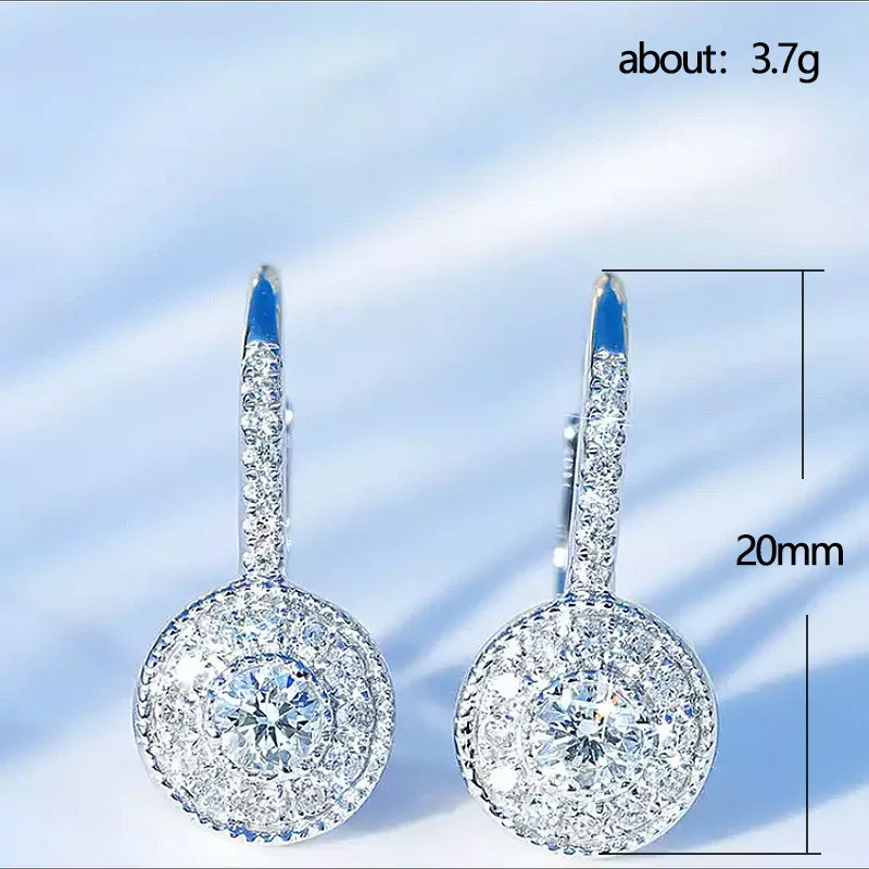 S976e0954dfc94ed981d9f9a57fbe8bf4p Fashion 925 Sterling Silver Luxury Hoop Dangle Earrings for Women with Dazzling Cubic Zirconia Earrings Gift Statement Jewelry Mallzona