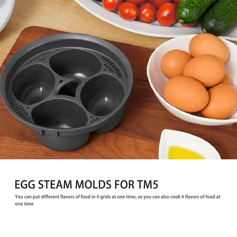 Cuiseur à œufs 4 en 1 pour plateau vapeur multifonction Thermomix TM5 TM6