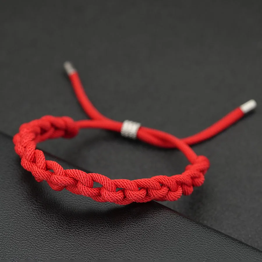 Noter Einzigartiges geflochtenes Armband mit einem Strang, verstellbar, Unisex, ausgewählte Güteklasse A, 3 mm Schnur, 6 Farboptionen, Paar-Handgelenk-Accessoires – Detail 9