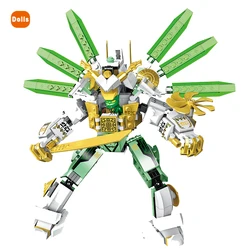 Blocs de construction Ninjagoe pour enfants, nouvelle série de Ninja, Titan, avec poupées compatibles, jouets de bricolage, cadeau de noël 