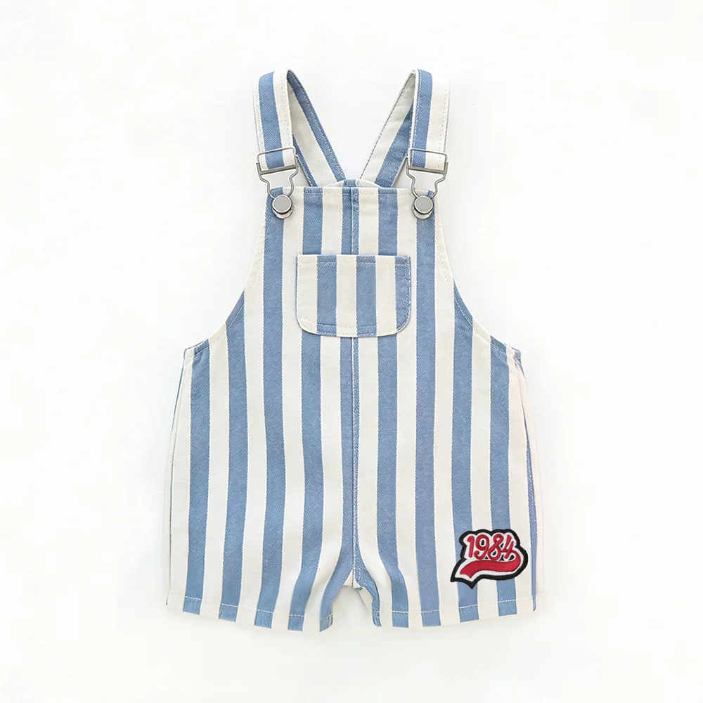 Fashion Spring Summer Toddler Boy Romper Casual Suspender Baby Overalls Infant Girl Clothing 1