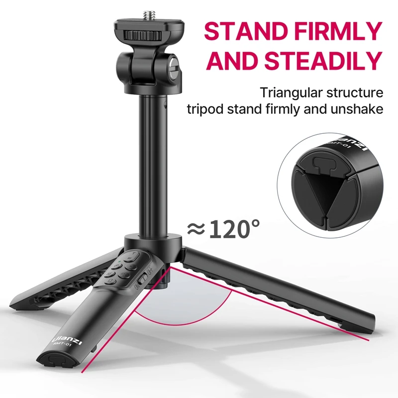 Ulanzi MT-01 Wireless Bluetooth Extendable Selfie Stick Tripod for Sony Canon Nikon DSLR Camera Smartphone