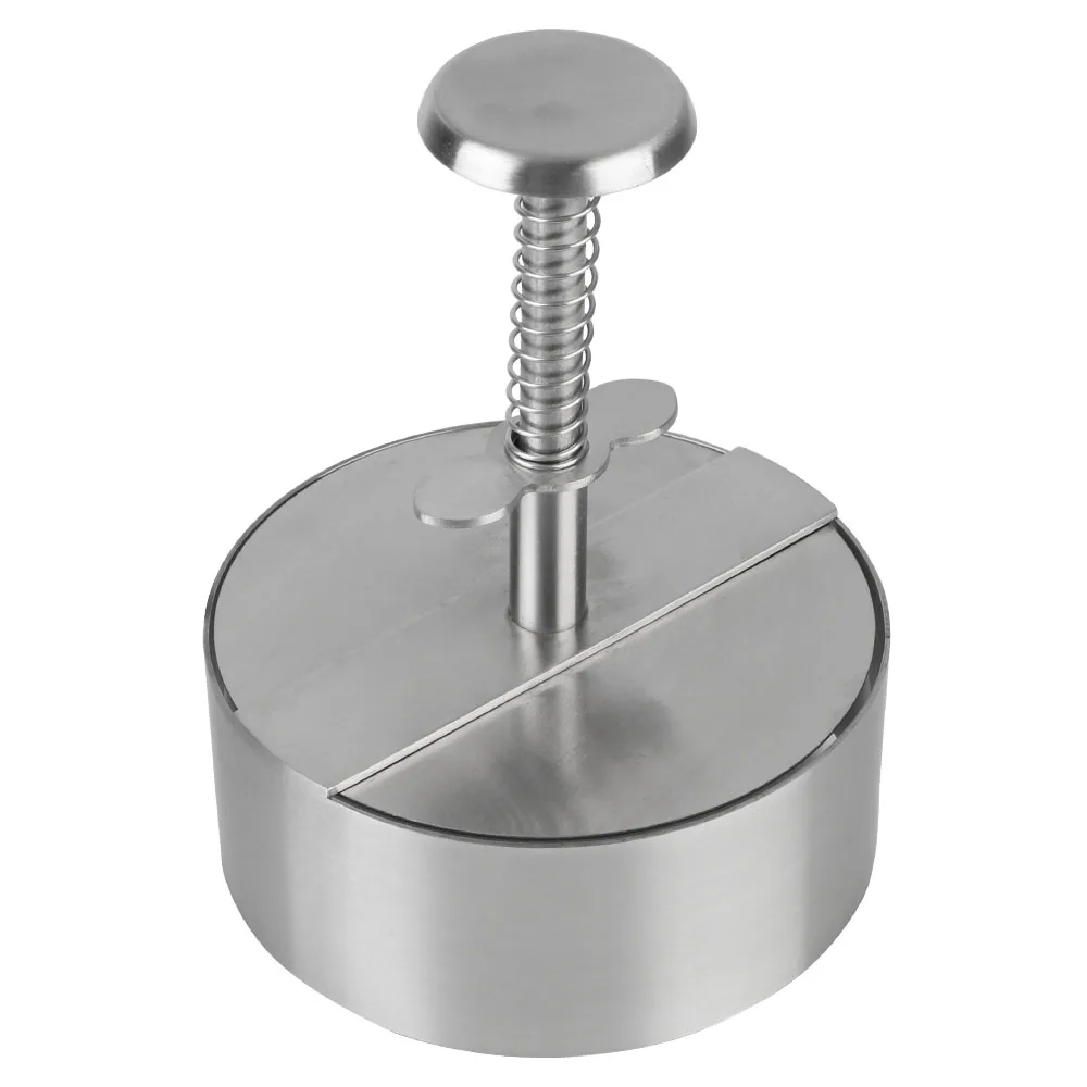 304 Stainless Steel Kitchen Tools Hamburger Press Pork Beef Manual Mold Burger Patty Maker for Grill Griddle Meat