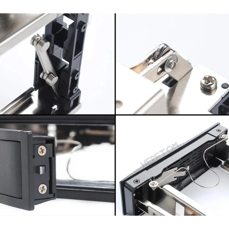 3.5 to 5.25 Hard Hot Swap Bay Stainless Internal Mounting Bracket Adapter 3.5 inch HDD Frame with Lock & LED hard disk mounting bracket