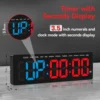 Gym Timer 3.5" Large LED Display Wall Clock Gym Interval Workout Count Down/Up Stopwatch Digital Timer for Fitness Home Timers 2