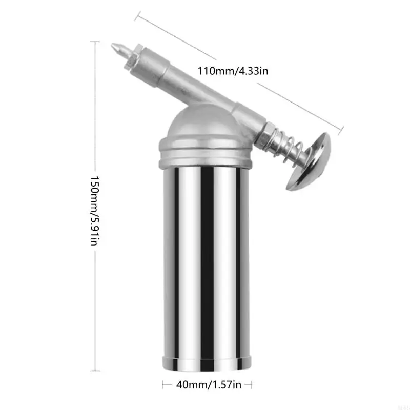 M68B Professional Manual Grease Guns 80CC High Capacity Suitable for Heavy Machinery Excavators Lubrication Maintenance Tool