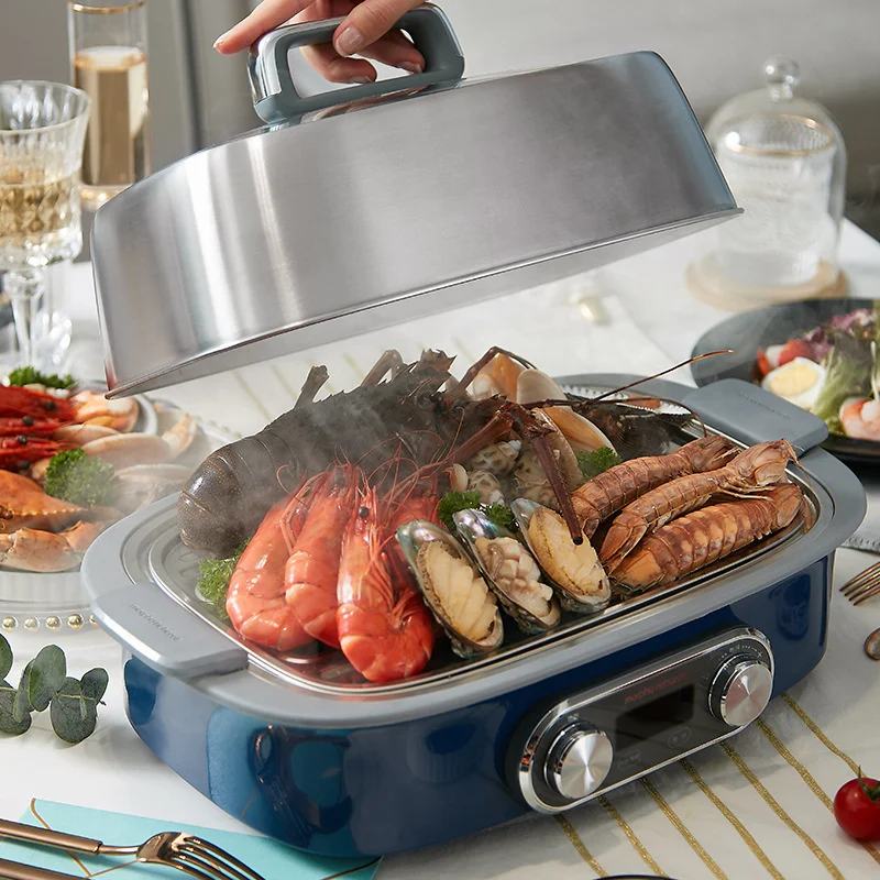 Morphy Richards MR1168 Electric Steamer 10S Instant Steam Fast Steam Seafood Vegetable Pasta Meat 12H Reservation For Kitchen 2