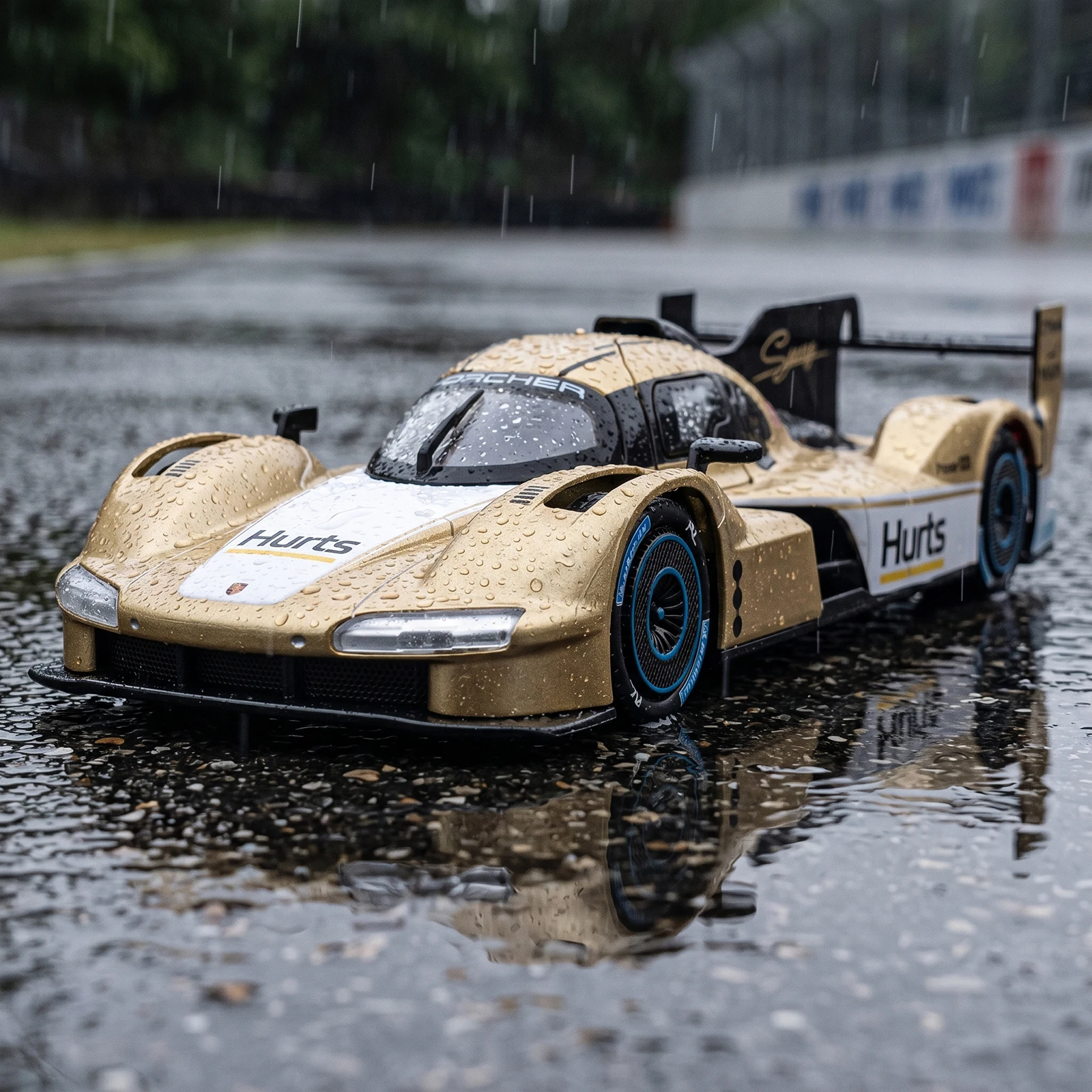 Porsche 963 LMDh Circuit Endurance Racing Car Diecast Model - Alloy Sports Car Replica