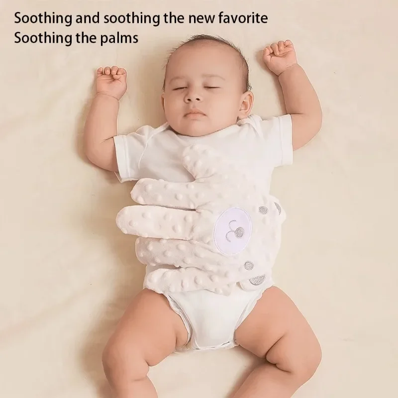 Soothing Baby Sleep Aid Pillow Babies Soothing Palms Baby Sleep Aid Infant Calming Sleeper Remote Control Hand Palms for Toddler 5