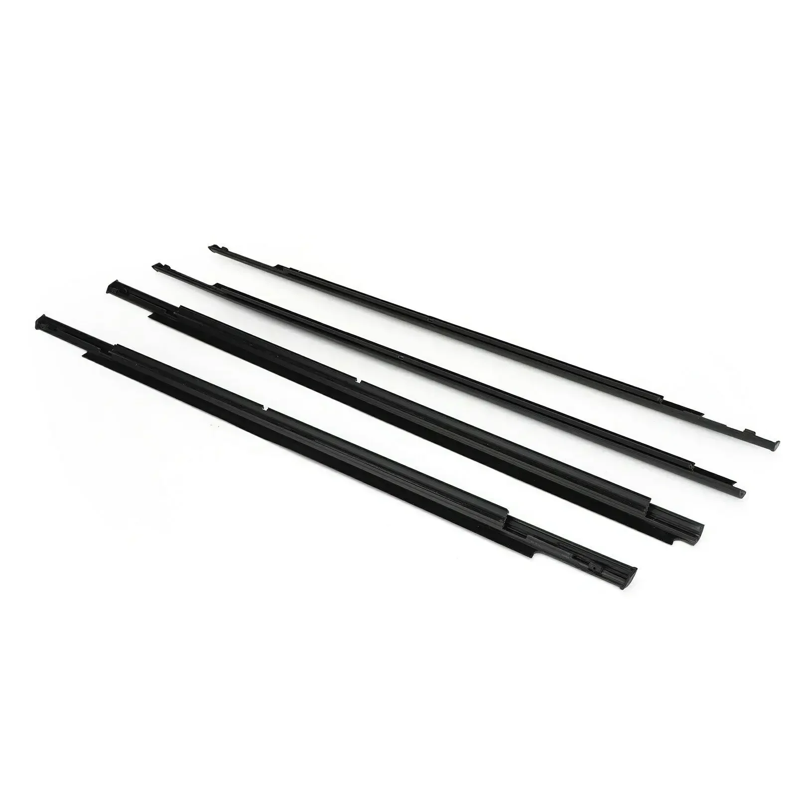 4Pcs Window Glass Weatherstrip Side Door Moulding Trim Seal for Mitsubishi Outlander 2007-2013 5727A007 5727A008