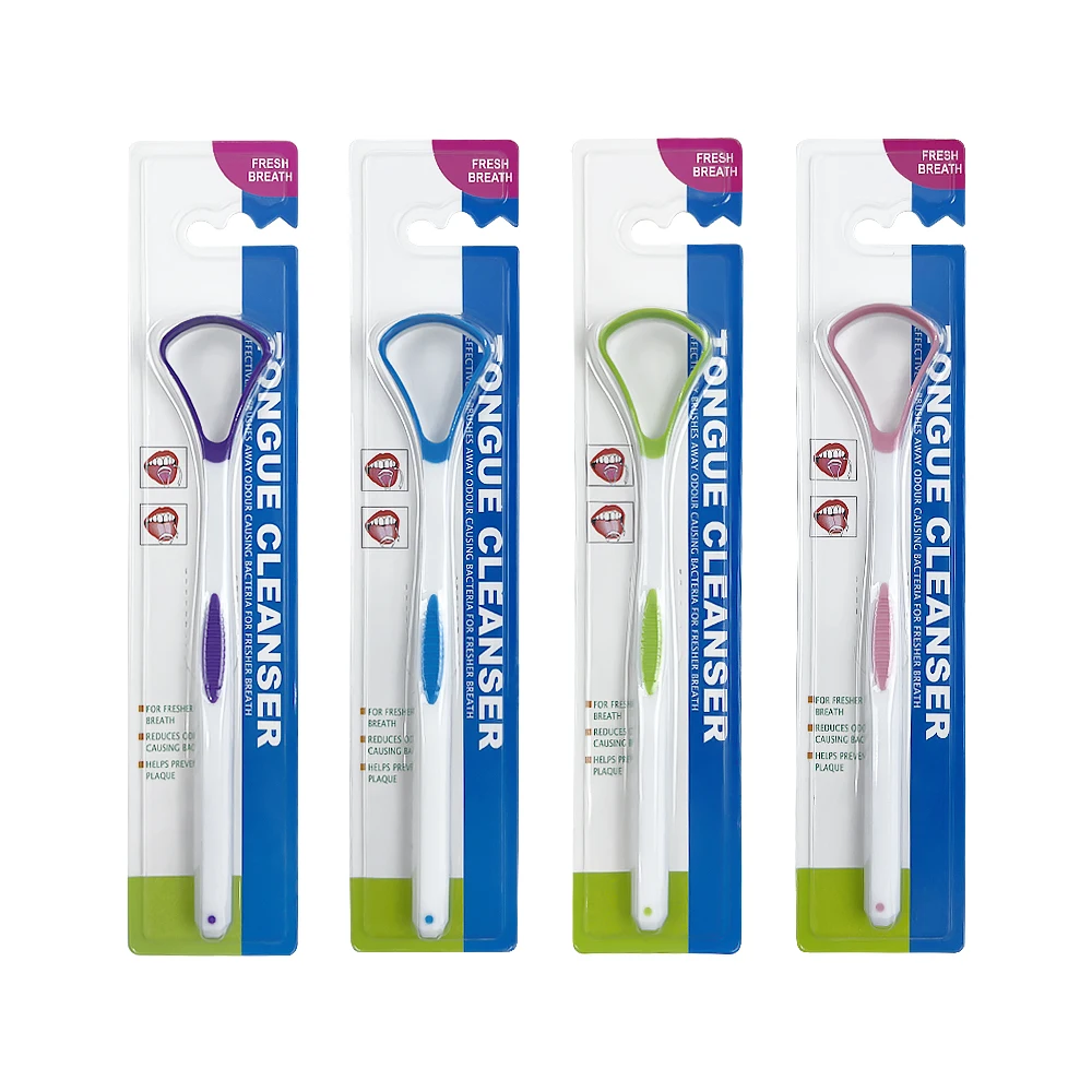 Tongue Coating Brush Tongue Scraper Oral Cleaning Brushes Cleaner To Keep Fresh Breath Health