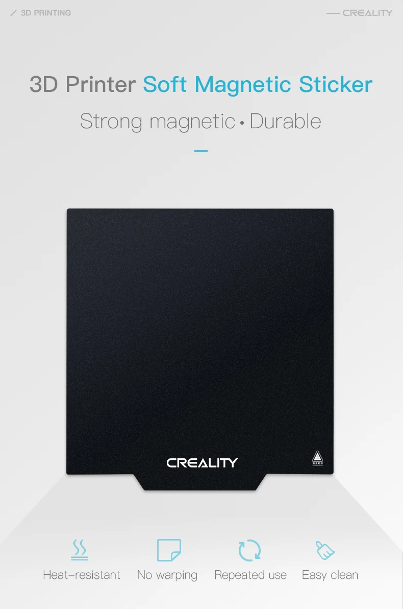 Creality Ender-3 Soft Magnetic Sticker (235*235mm), for Ender-3 V2/Ender-3/Ender-3 Pro//Ender-5/Ender-5S/Ender-5 Pro 3D Printer
