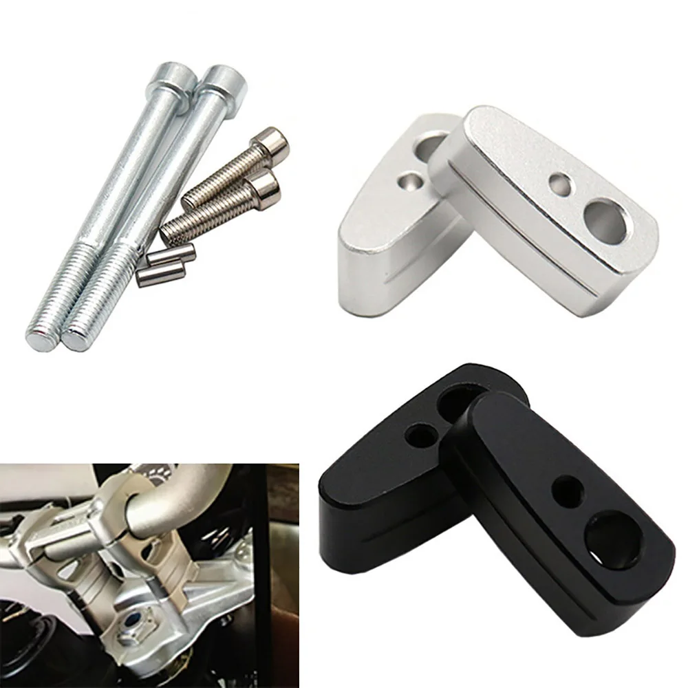 

Silver Aluminum 20mm Handlebar Riser Moves For BMW R nineT/5/Scrambler/Urban G/S/ Racer/Pure 2014-2022 Motorcycle Accessories