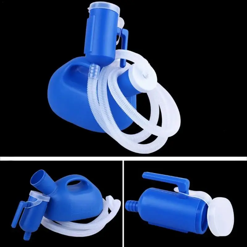 2000ml Portable Urinal With Hose For Women Men 1.3/1.6m Extension Long Tube Toilet Outdoor Urinal Chamber Pot For Camping Travel