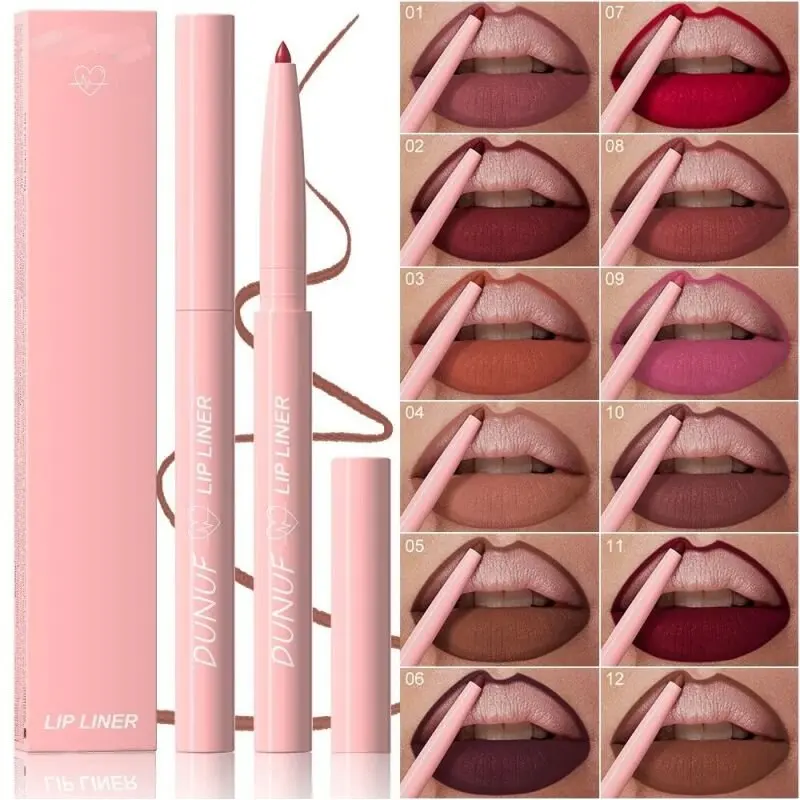 Waterproof Lip Liner 12 Kinds for Beauty