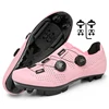 Pink Cycling Shoes women Mtb Cleat Shoes Outdoor Mountain Bike Flat Pedal Shoe Breathable Light Racing Speed Bicycle Footwear 1