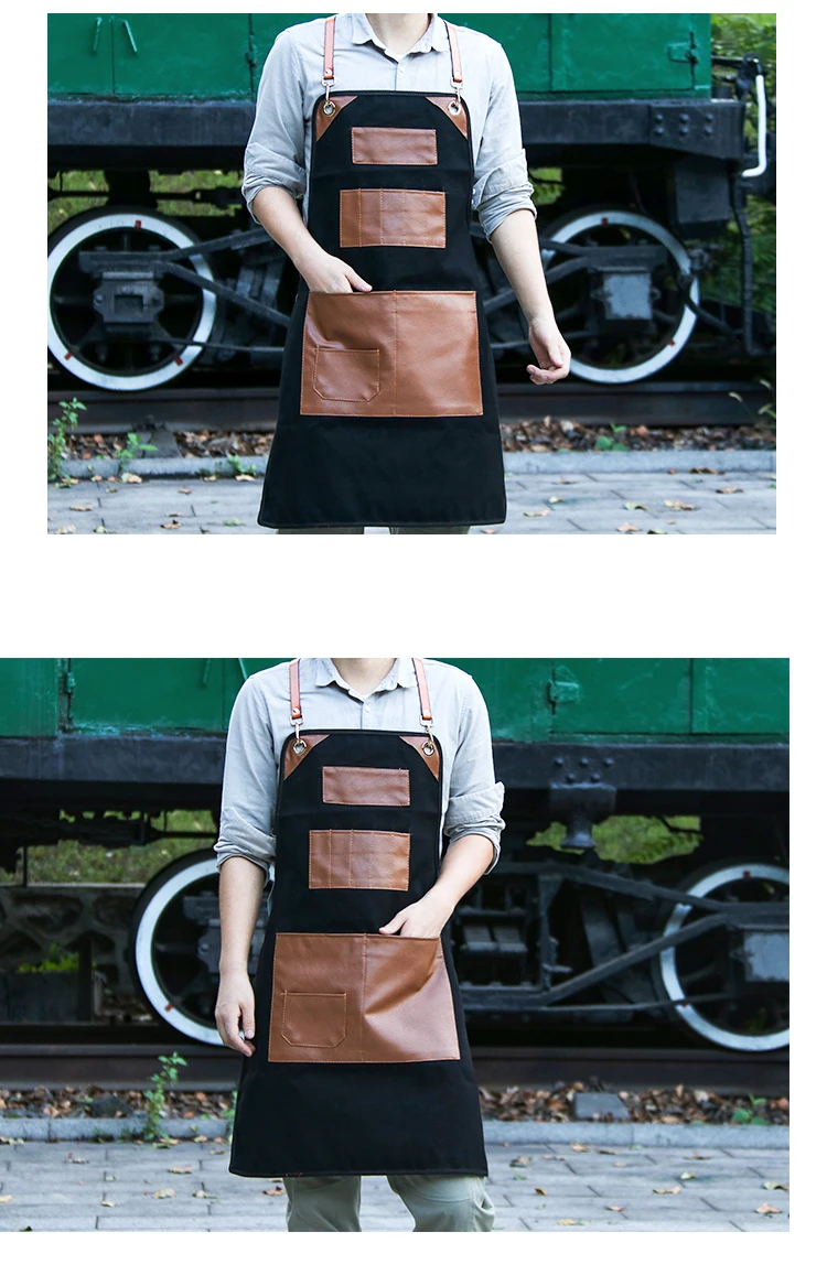 Europäisches Restaurant, Friseur, Blumenkünstler, Küche, Männer und Frauen, Overalls, Café, individuelles Logo, Nagelkoch, Ledertaschen, Schürze – Detail 13