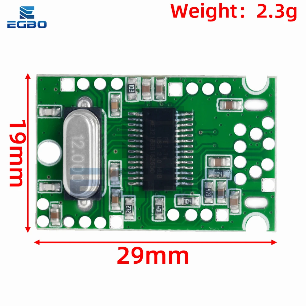Industrial-grade USB 2.0 Expansion Module HUB 1 Drag 4 Interface Adapter Development Board Drive EGBO 1~50PCS