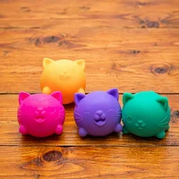 Needoh Cute Cat Maltose Squishy Toys Slow Rise Stress Relief Ball Sensory Fidget Toys for Adult Kids Anti-Anxiety Sensory Toys 4