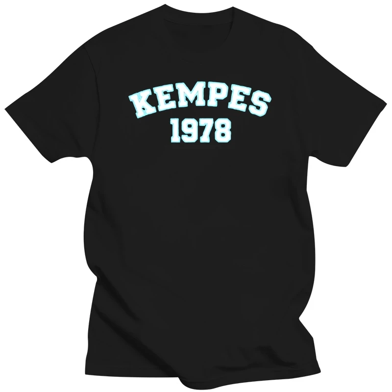 

Футболка Kempes 1978 (Аргентина), Детская футболка, Мужская футболка по индивидуальному заказу, черная футболка для мужчин, футболки