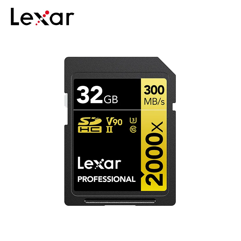 100% Lexar 2000x SD ī 32 Ⱑ Ʈ 64 Ⱑ Ʈ UHS-II 300 ްƮ/ 128 Ⱑ Ʈ Ŭ 10 U3 V90 ޸ ī 3D 4K Ǯ HD  ī޶