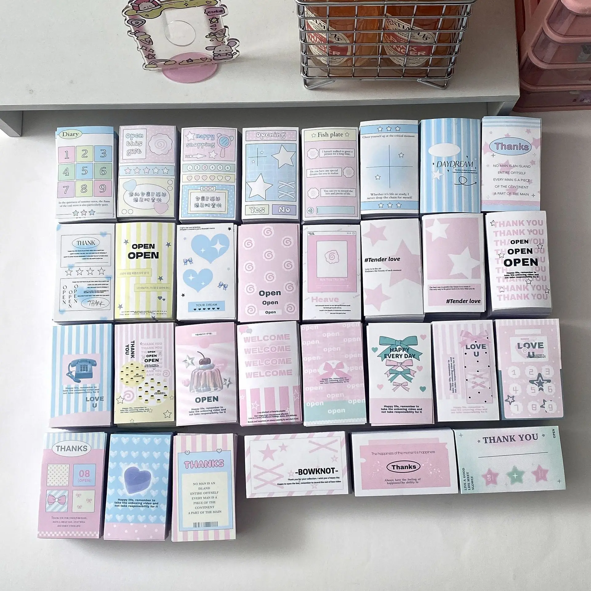 30pcs/set Simple Star Sealing Sticker Card Envelope Scrapbooking Self-Adhesive Decorative Stickers Gift Packaging Stickers