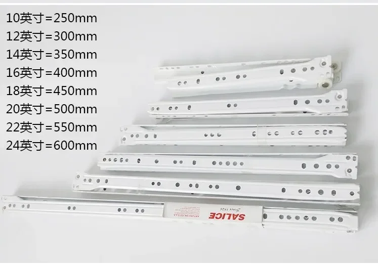 Drawer Track Slides Two Cabinet Rails Computer Table Chute Clothing Cabinets Keyboard Roller Pulley Furniture drawer slides
