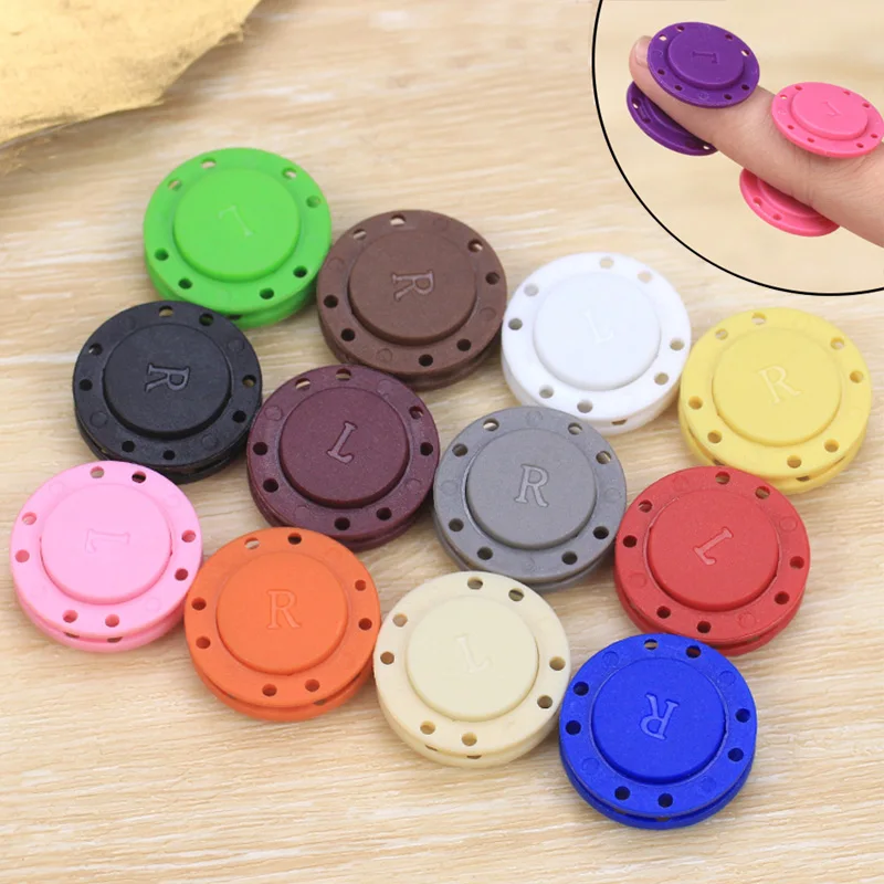 A pair Invisible Magnet Button for Sewing Supplies Jacket Cardigan Concealed Buckle Handwork Clothing Decoration Craft Supplies