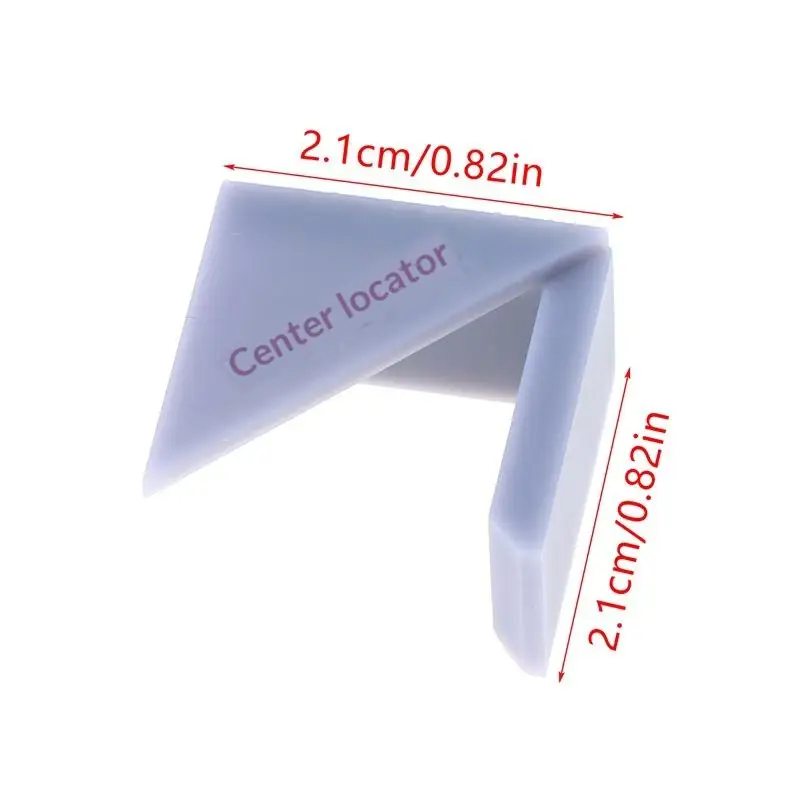 1세트 모델 센터 로케이터 모델 맞춤화를 위한 1-10mm 직경 로드용 원형 로드 센터 드릴링 포지셔닝 도구