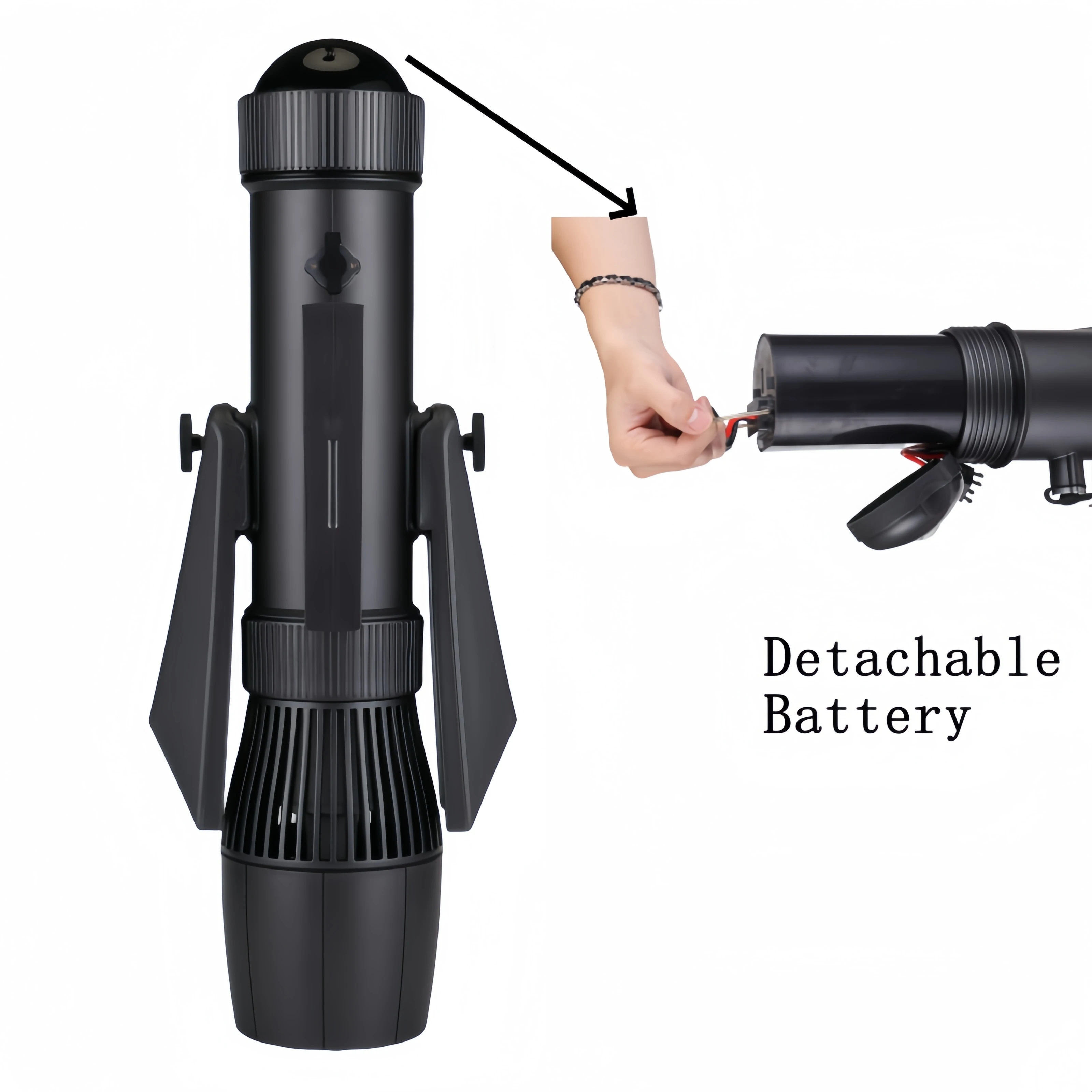 Camolech 500W Removable Battery Underwater Scooter For Adults, 4400mAh Battery Capacity Pool Sea Scooter, Electric SUP Motor