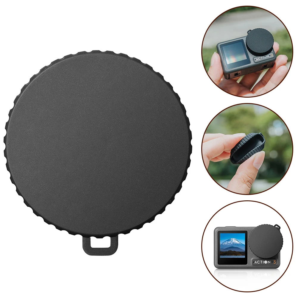 Camera Lens Protective Cover For DJI For ACTION 4/3 Camera Lens Cap Dust-proof Cover Video Cameras Accessories   New