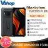 Blackview BV6200 Plus Rugged Phone 8GB+128GB 6.56'' Display 11000mAh Unisoc UMS9230 T606 16MP Camera Android 14 NFC Smartphone