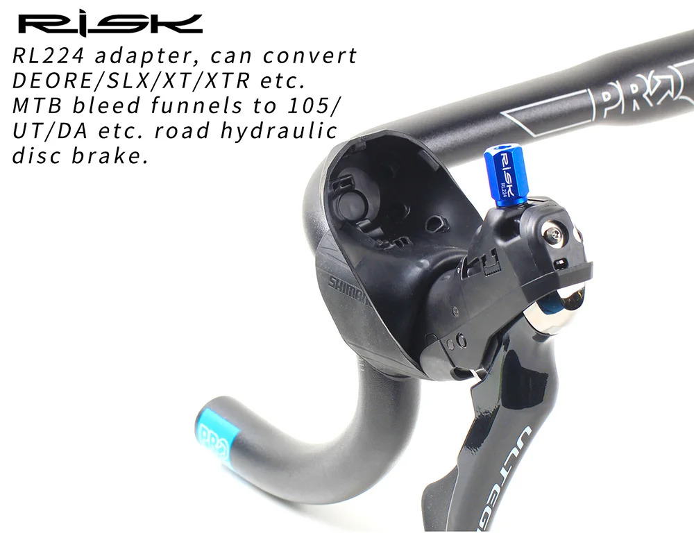 Risiko Fahrrad Hydraulische Scheibenbremse Entlüftungstrichter Adapter Für Shimano R9120 ST-R9170 MTB Fahrrad Umwandlung Straße Hand Shift Reparatur – Detail 3