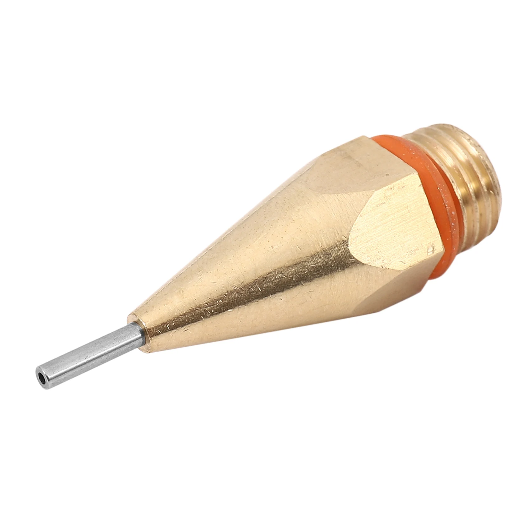 2Pcs 1Mm Diameter Hot Melt Glue Nozzle 1.0X40Mm Copper Nozzle With Wrench Interchangeable Parts